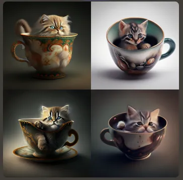 cat teacup