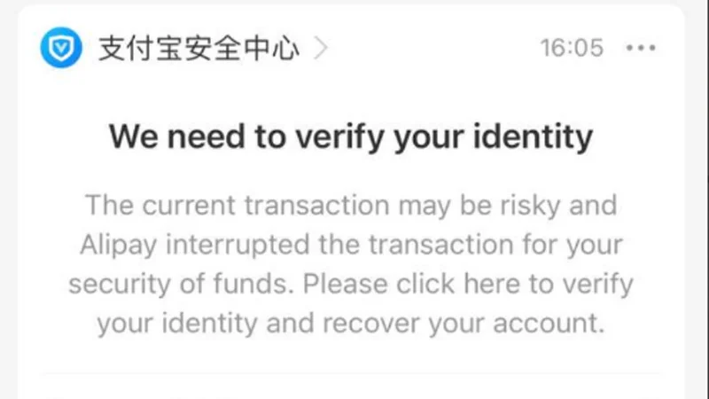 depay alipay verify