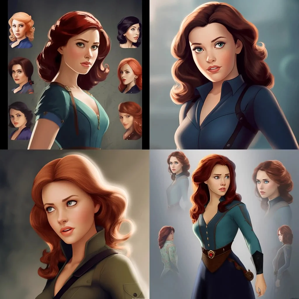 Midjourney+InsightFaceSwap插件换脸初体验 5 kerry female disney character fe7796f4 5a3d 44de b4e7 cc8f864e4974