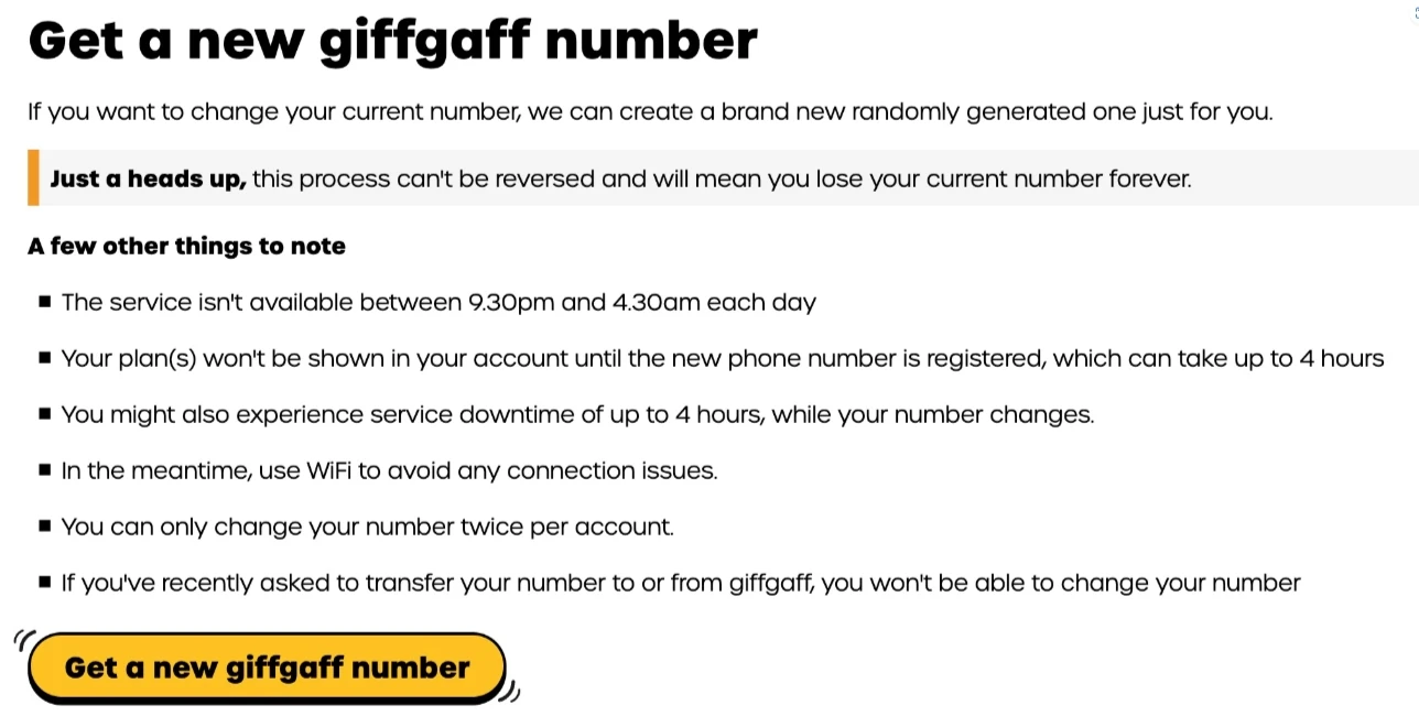 get a new giffgaff number