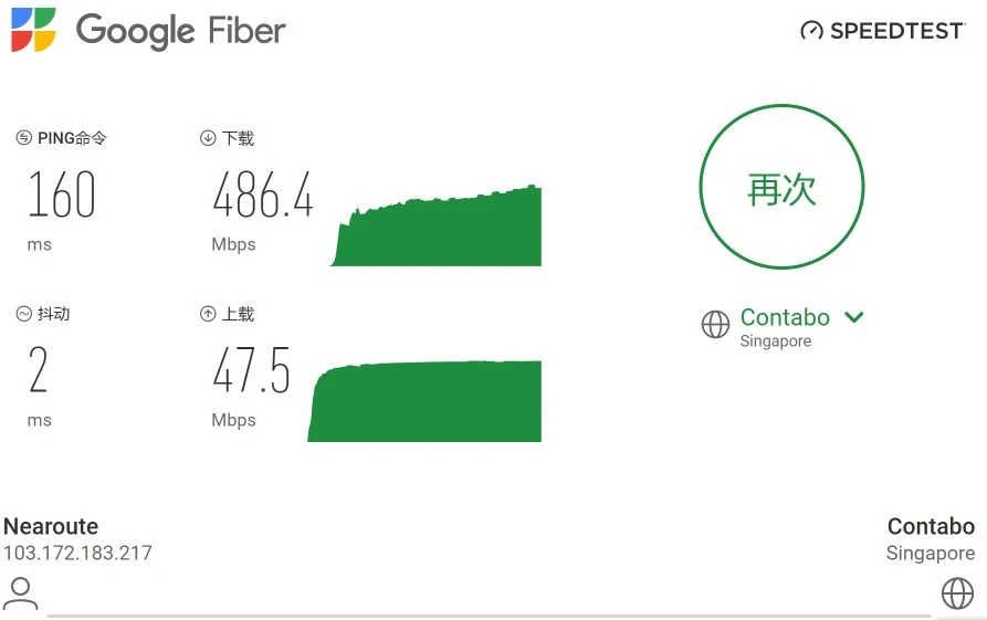 wushuyun speedtest sg