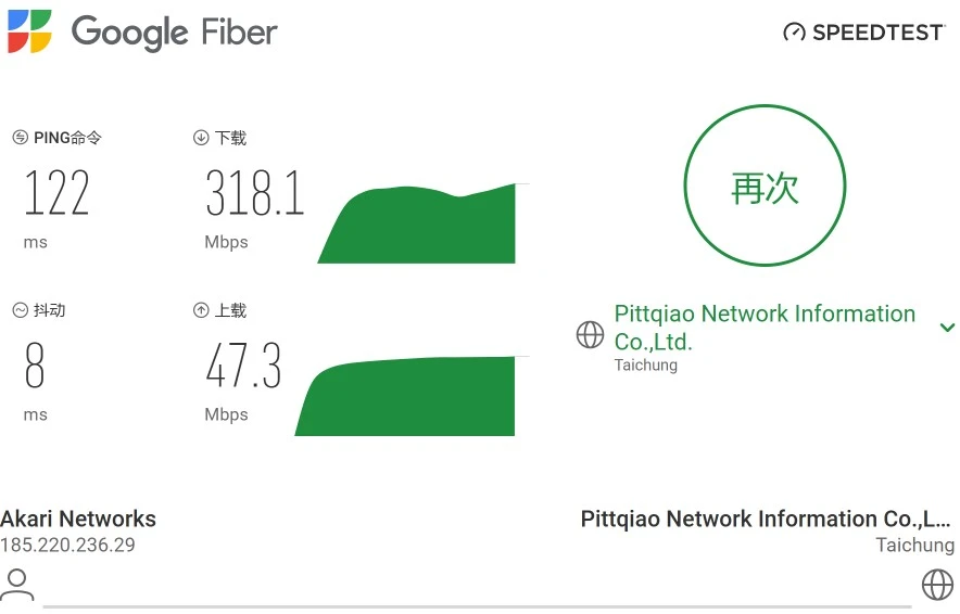 wushuyun speedtest tw