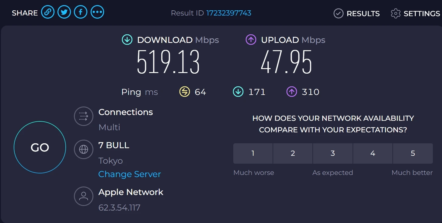 alading fast speedtest jp