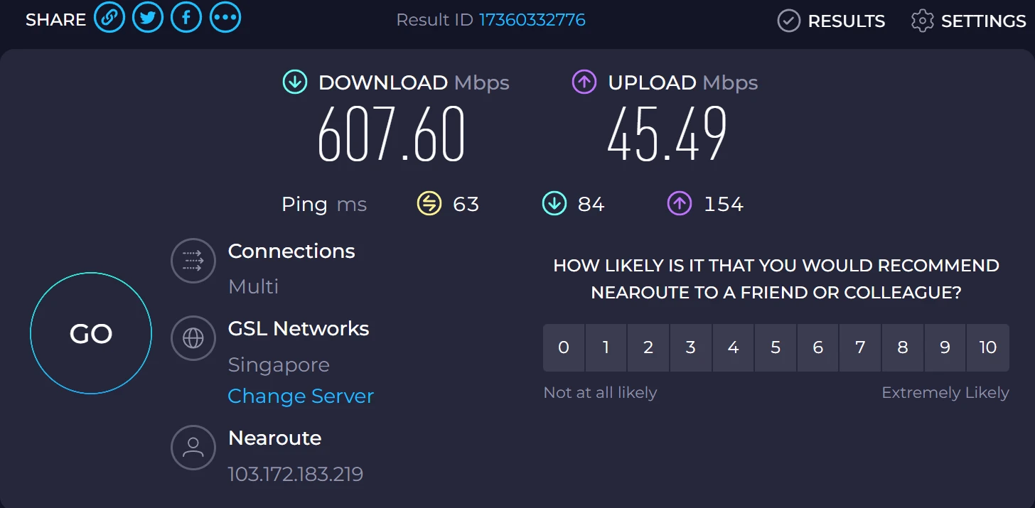 foxyun speedtest sg