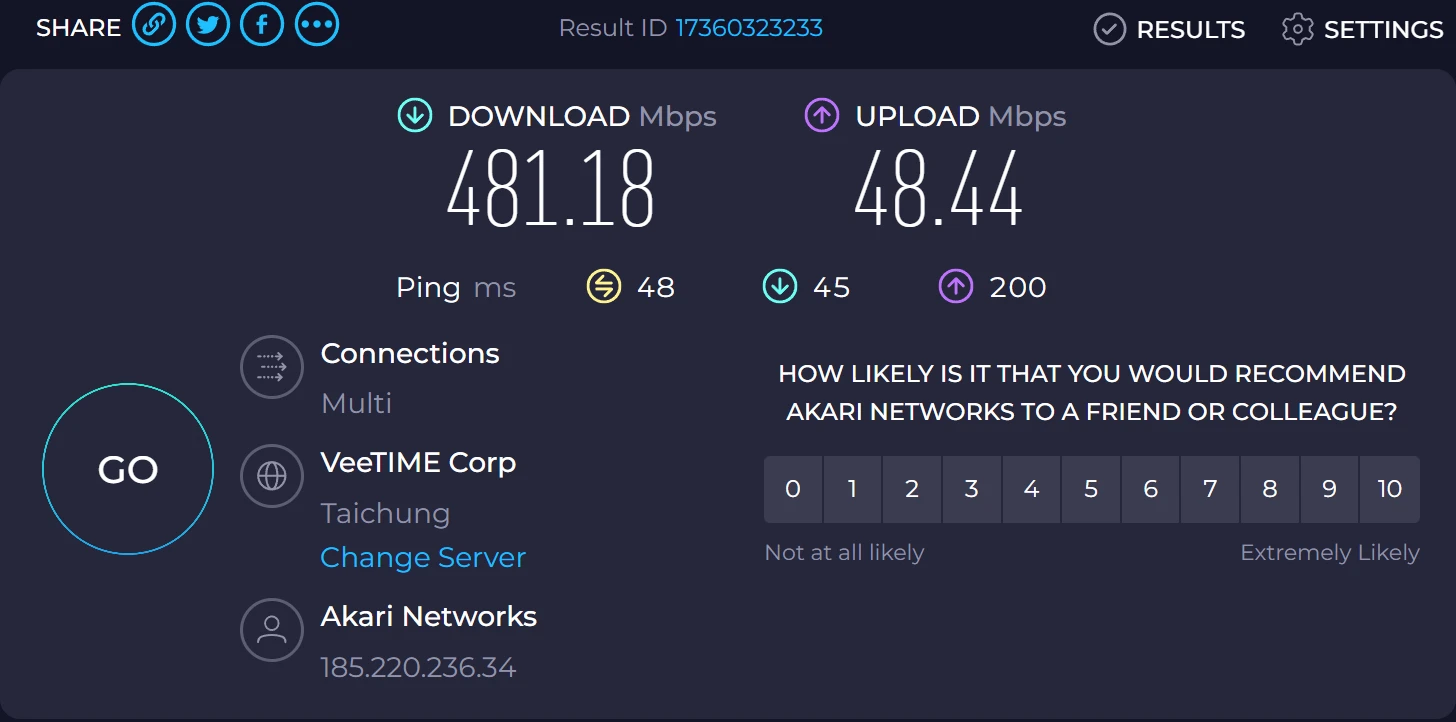 foxyun speedtest tw