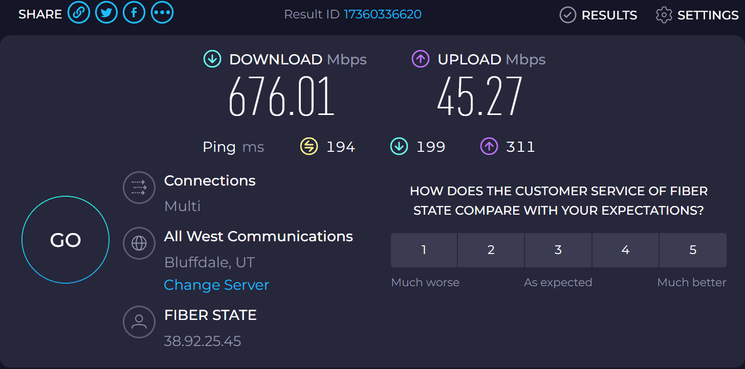 foxyun speedtest us