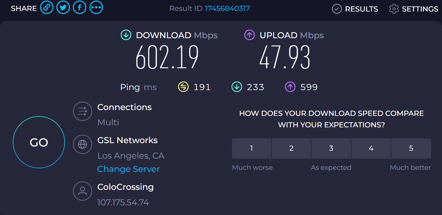 okunc speedtest us