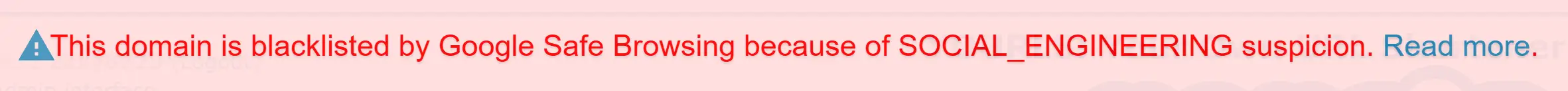 网站被 Chrome 提示是危险网站 - 17 safe browsing notice